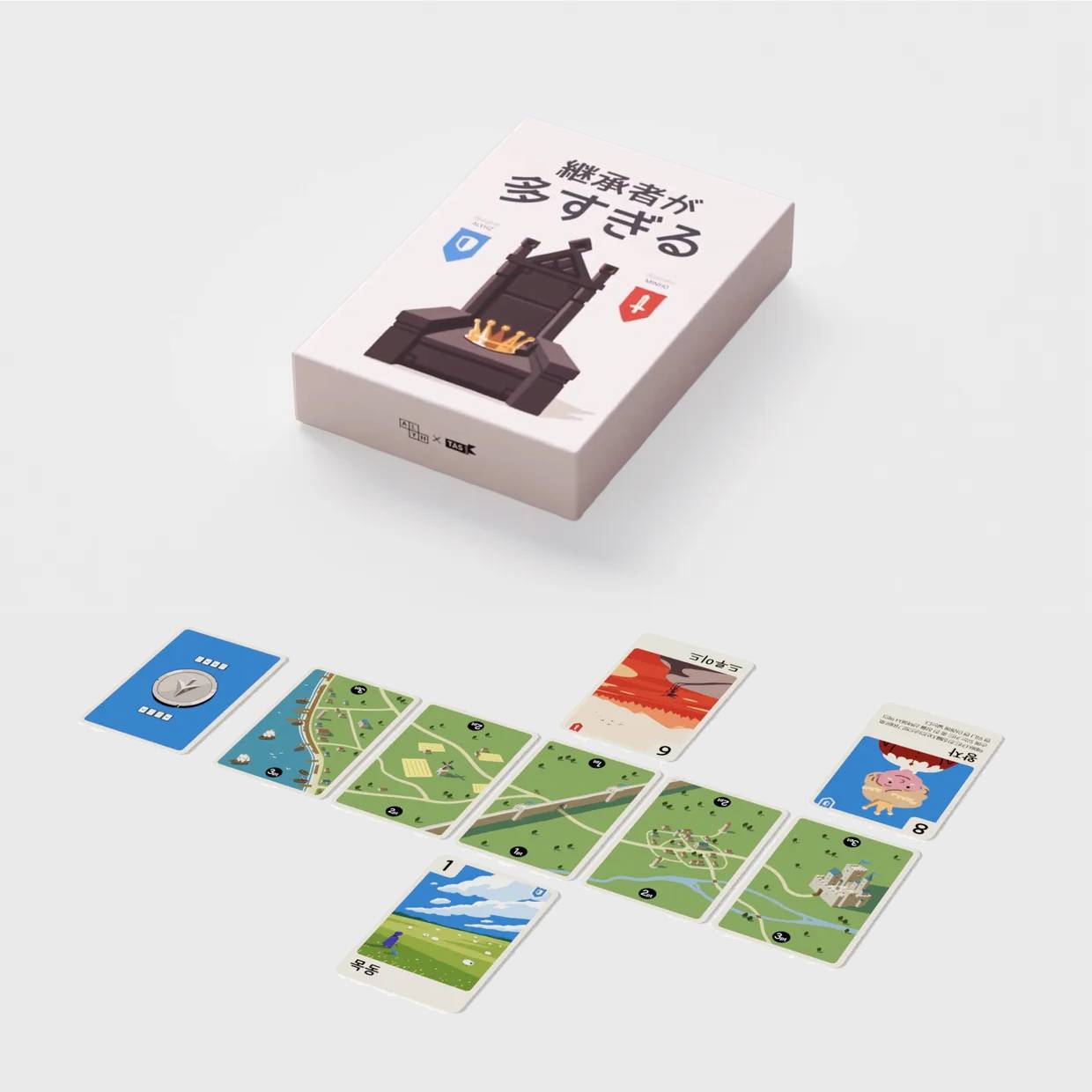 【ゲムマ2025秋-新作2/委託】エリアマジョリティ『継承者が多すぎる』